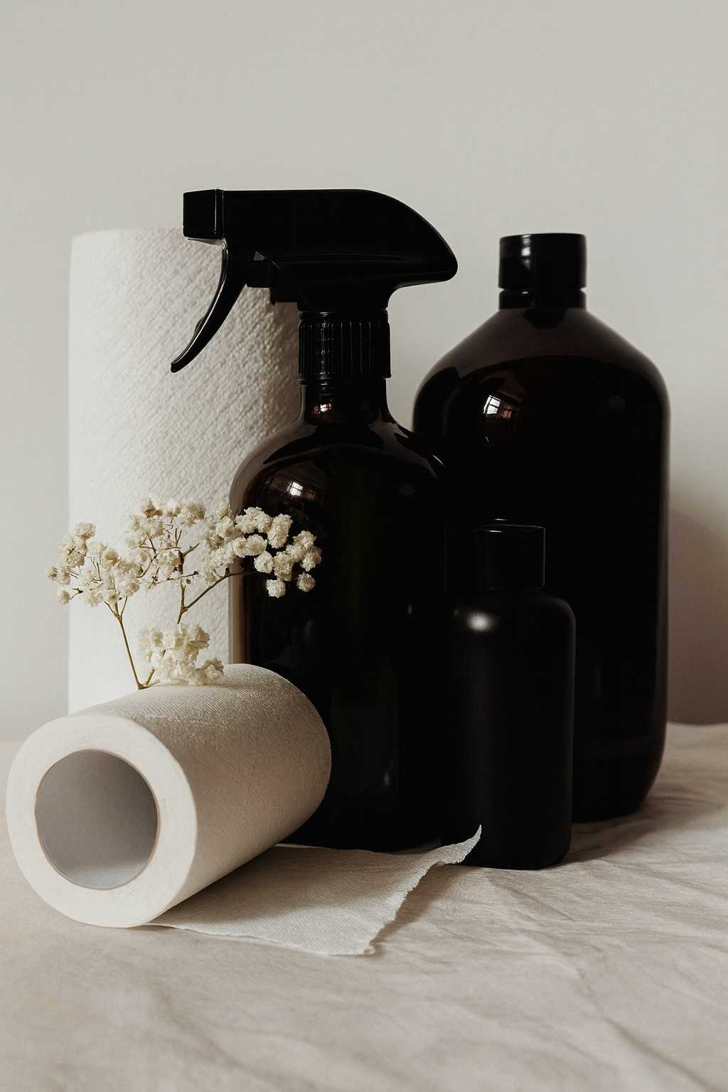 Assortment of premium cleaning supplies